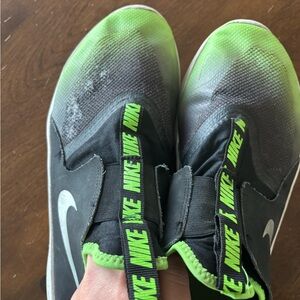 Nike Black and Neon Green Athletic Shoes